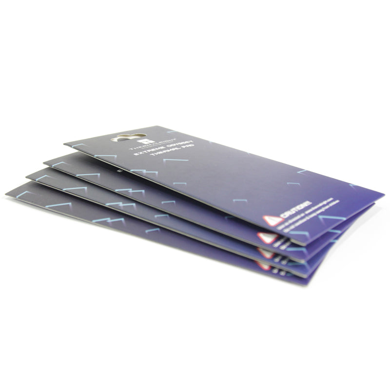 a stack of blue rectangular objects