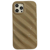 Pleated Silicone Protective Phone Case for Compatible iPhone Models