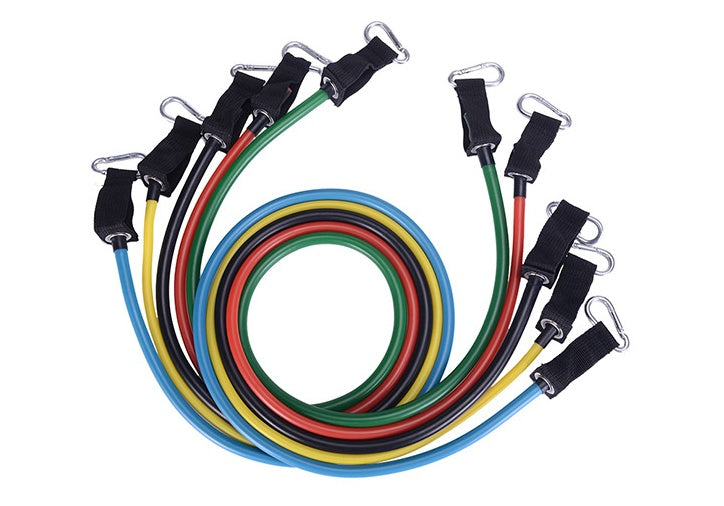 a group of colorful elastic bands