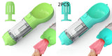3-in-1 Portable Dog Water Bottle with Bowl and Waste Bag Storage