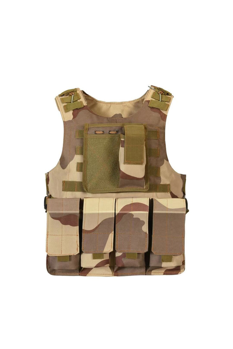 a vest with multiple pockets