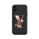Alphabet Letter Silicone Phone Case