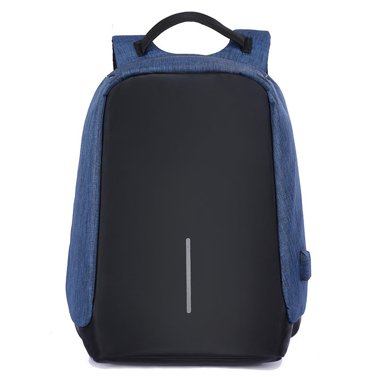 a black and blue backpack