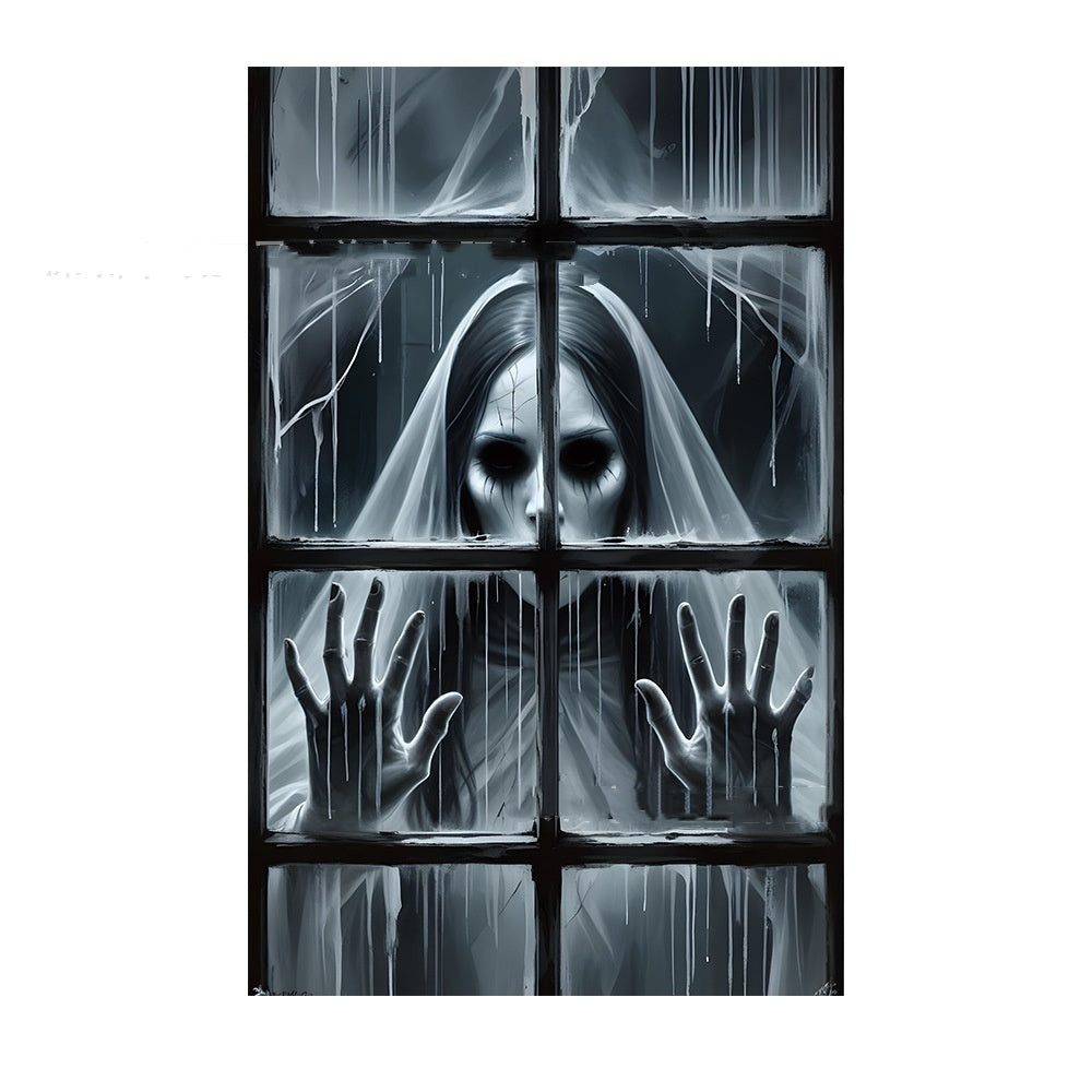 a woman in a ghost garment
