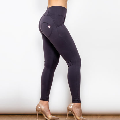 Shascullfites Lulu Leggings Black High Waist Booty Shaping Hip Lift Leggings Workout