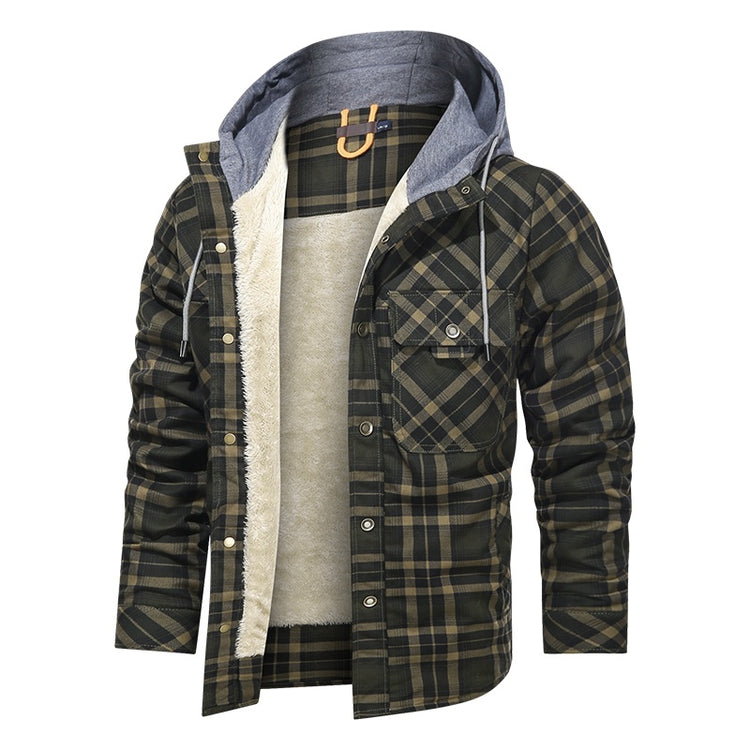 a jacket with a hood