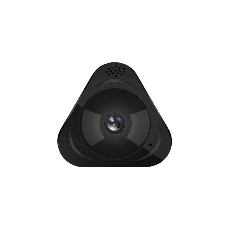 a black triangle shaped camera