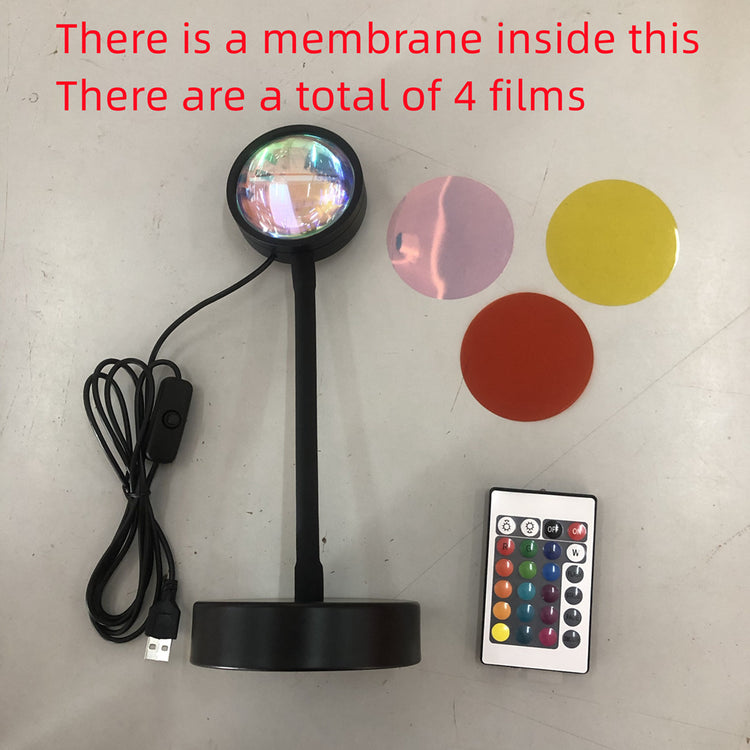 a magnifying glass and a remote control