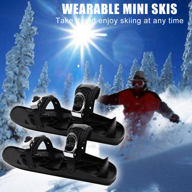 a pair of snowshoes in the snow