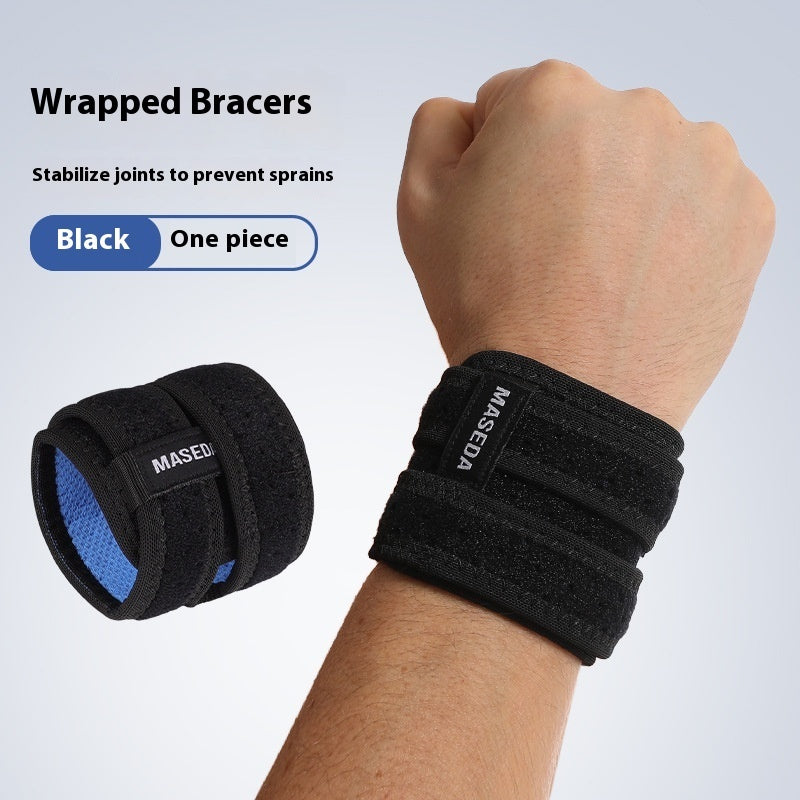 a wrist band with text on it