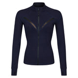 Women's Slim-Fit Zip-Up Yoga Jacket