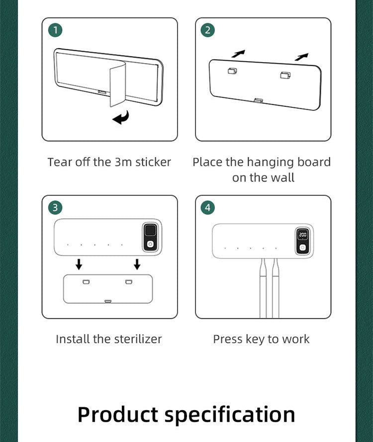 a instructions for a wall mounted device
