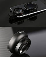Wide-Angle and Macro Clip-On Phone Camera Lens Kit