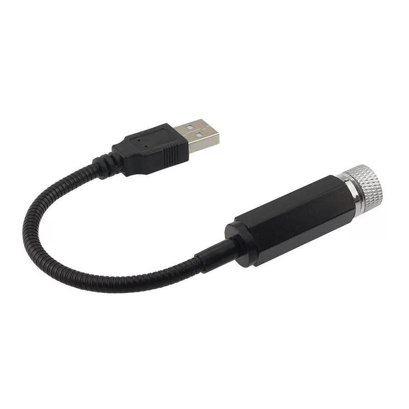 a black and silver usb cable