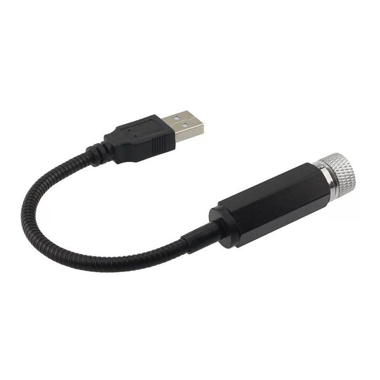 a black and silver usb cable