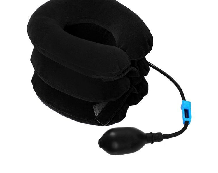 a black device with a cord