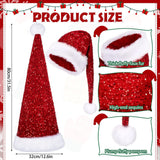 Long-Sequin Christmas Party Hat