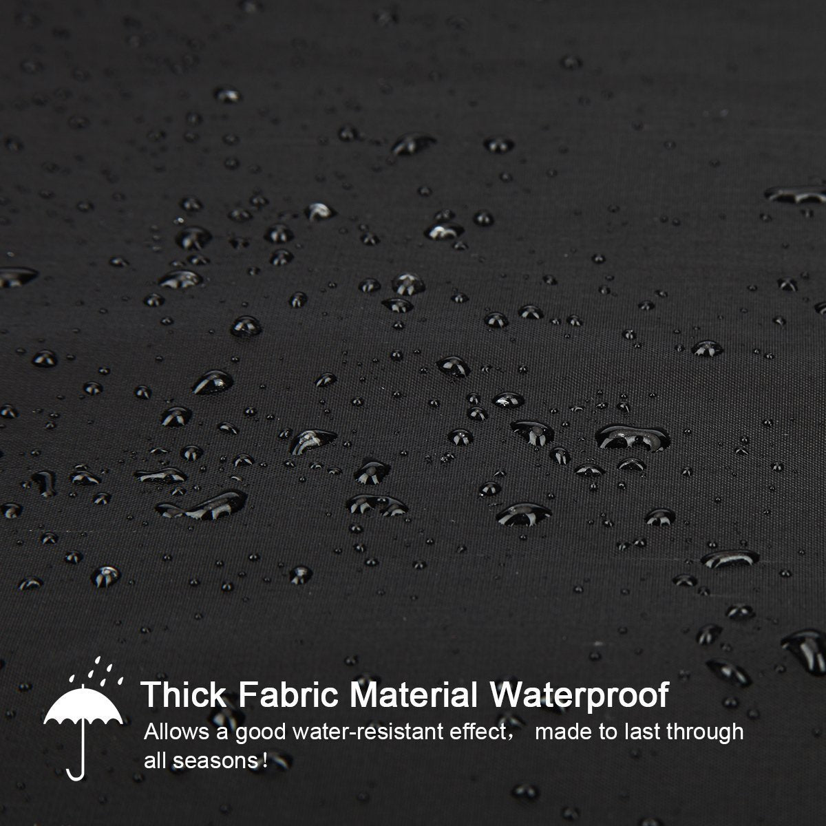 water droplets on a black surface