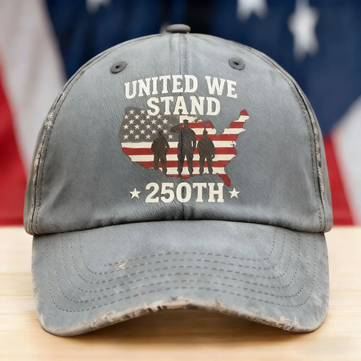 Washed Distressed Sun-Protective Baseball Cap