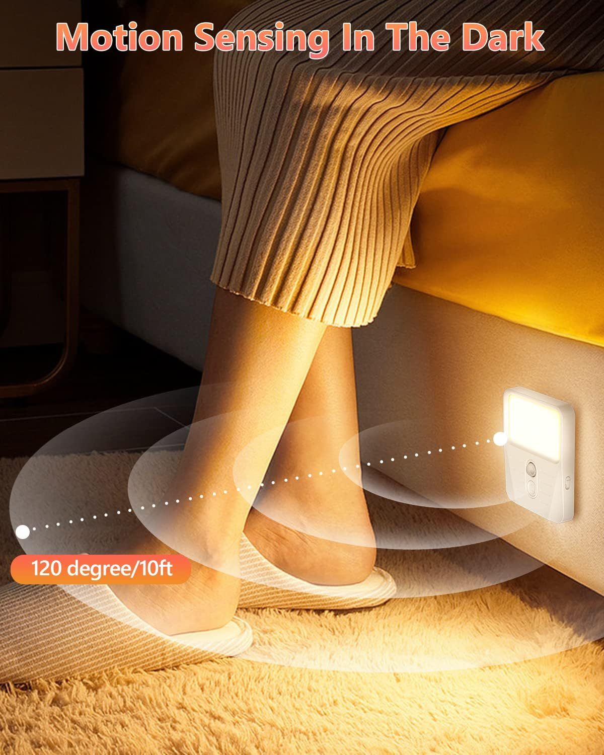 a person's feet on a bed