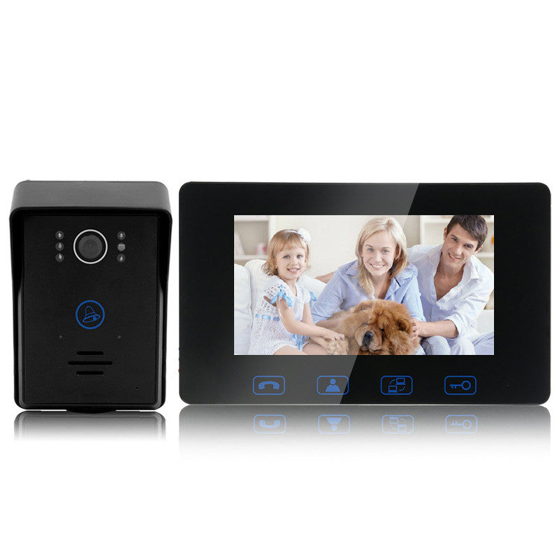 a video intercom with a screen and a camera