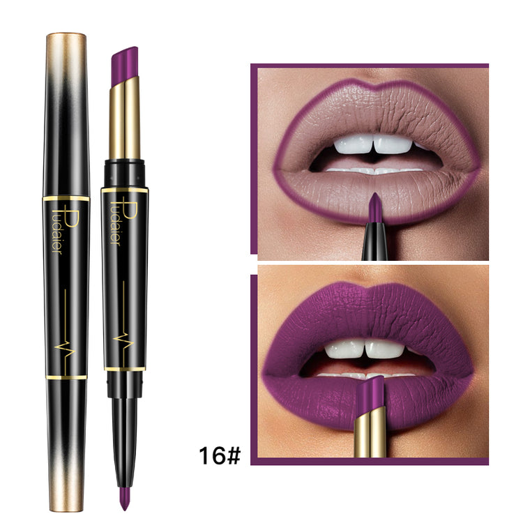 a close up of a lip liner