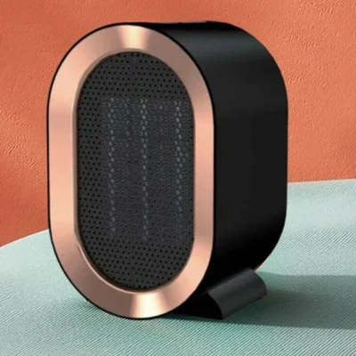 a black and gold speaker