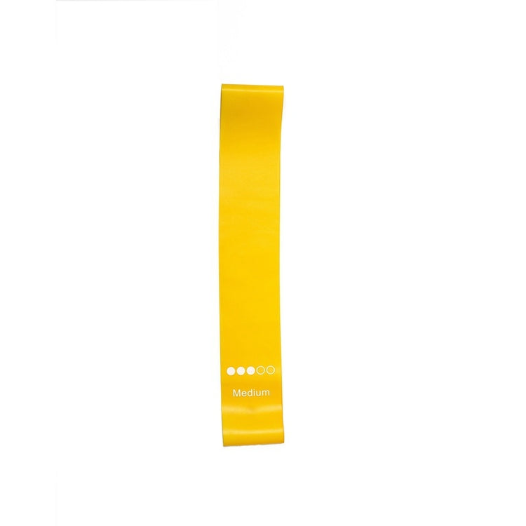 a yellow band with white text
