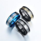 Stainless Steel Dragon Ring