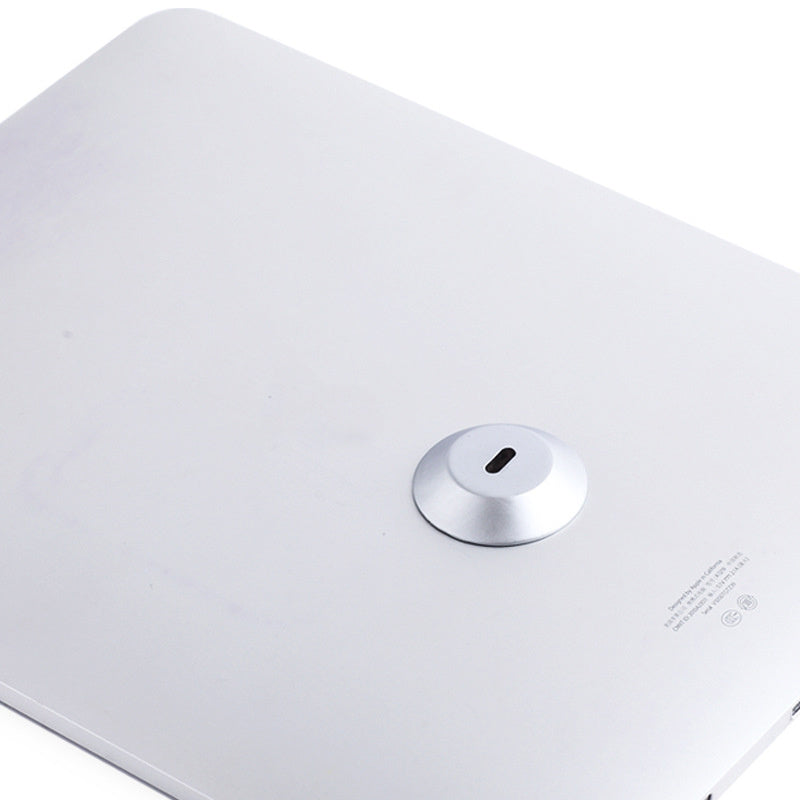 a white rectangular object with a keyhole