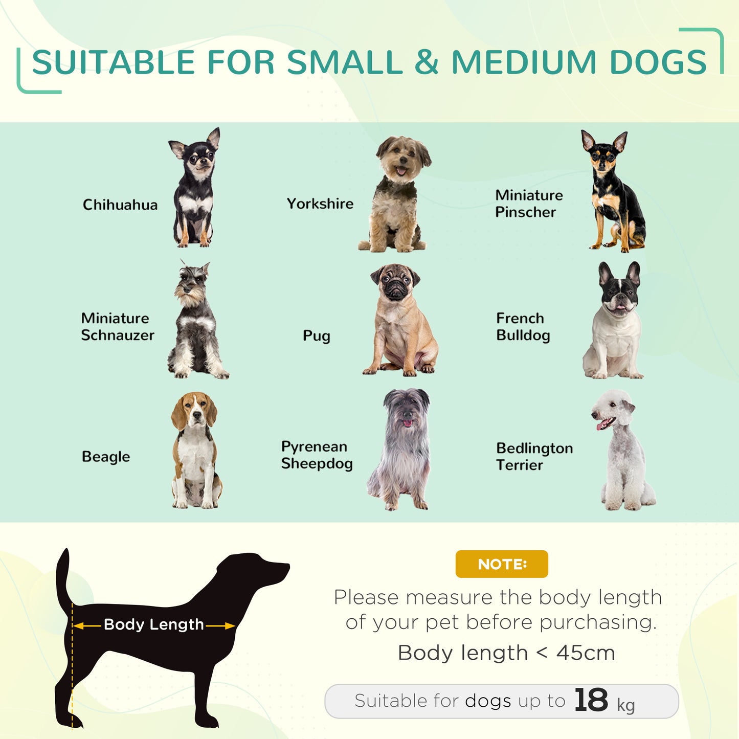 Elevated Dog Bed with Breathable Foldable Pet Cot with Heavy Duty Frame