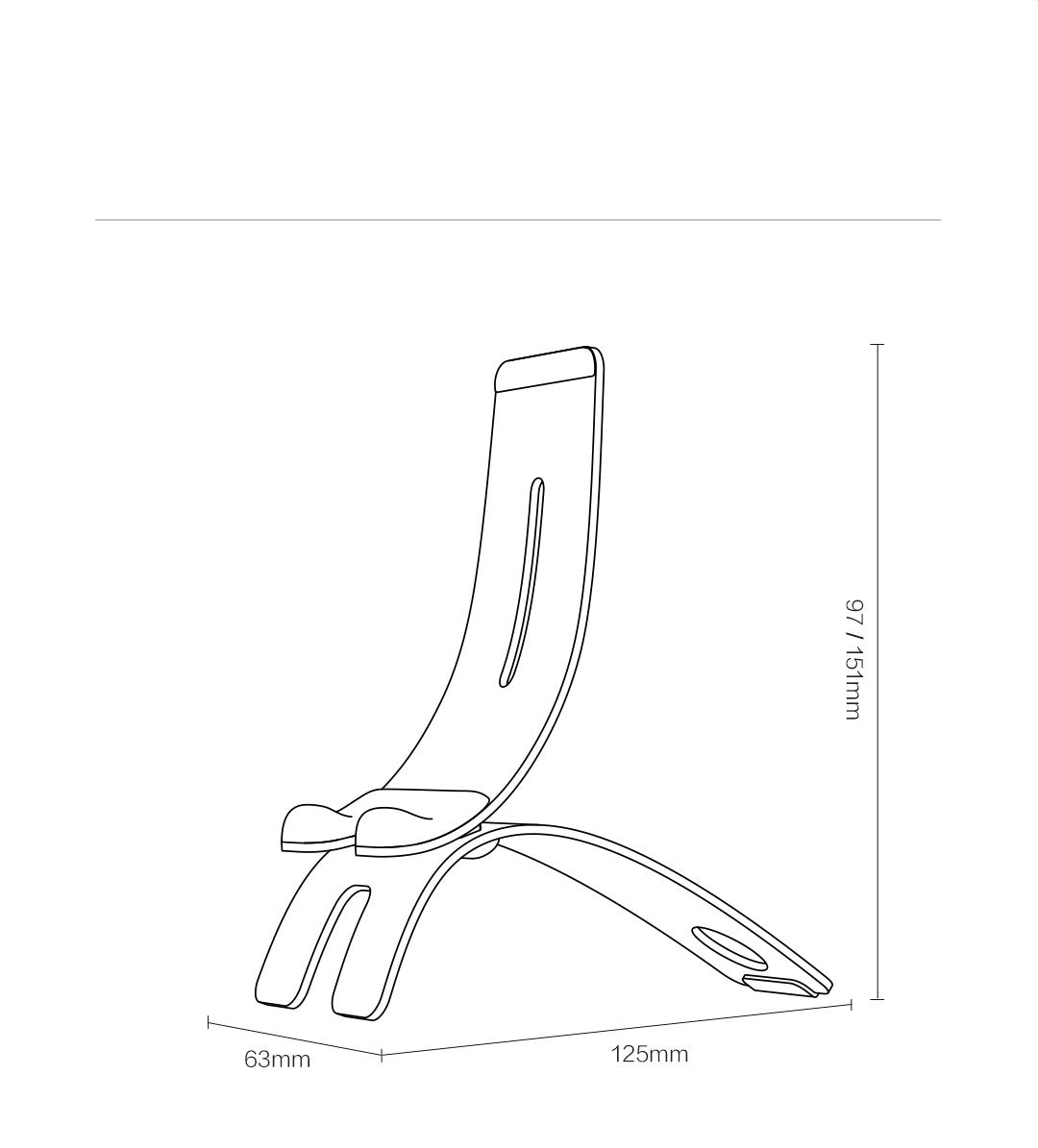 a drawing of a chair