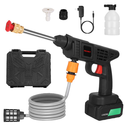 Cordless Pressure Washer Portable Electric Power Washer High Pressure Water Sprayer 363PSI Car Washer Cleaner With 12000mAh 48V Rechargeable Battery And Charger 2 Nozzles