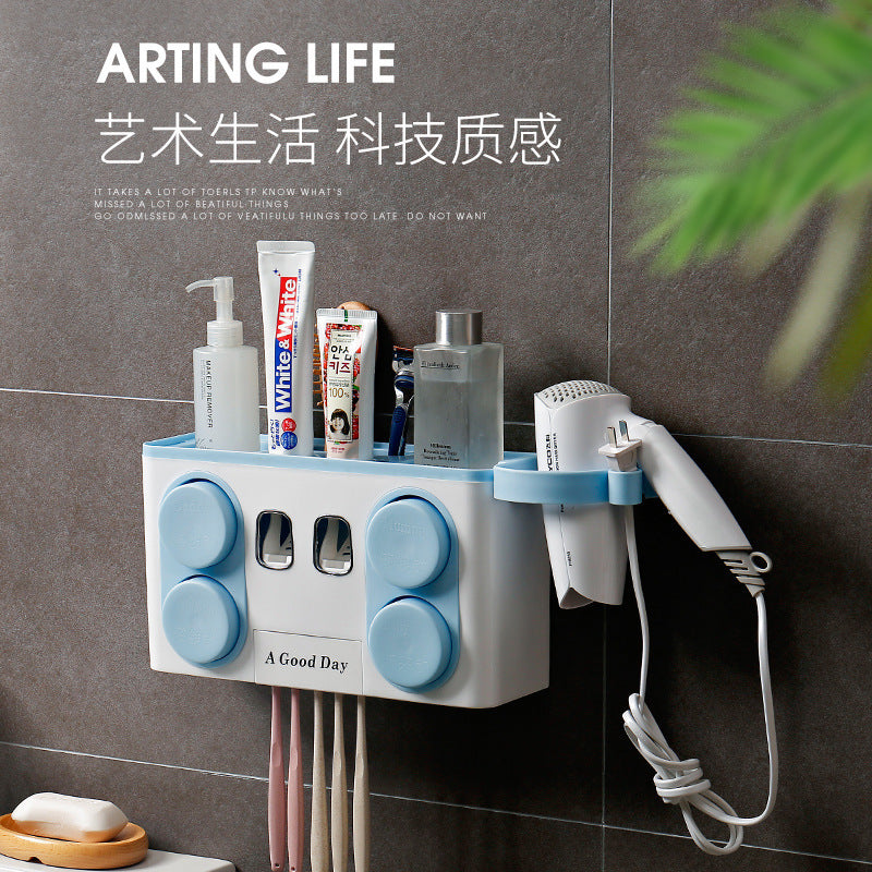a bathroom accessory on a wall