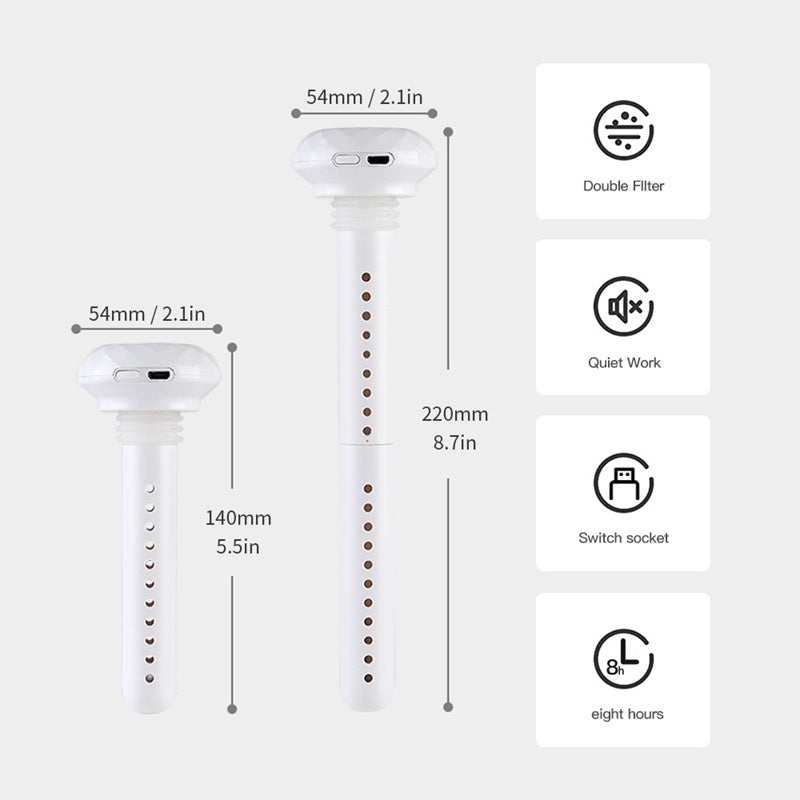 a white device with a few symbols