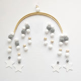 Nordic Wooden Bead Wind Chime