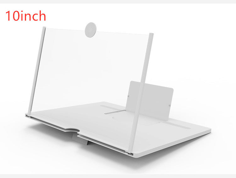 a white rectangular object with a clear cover