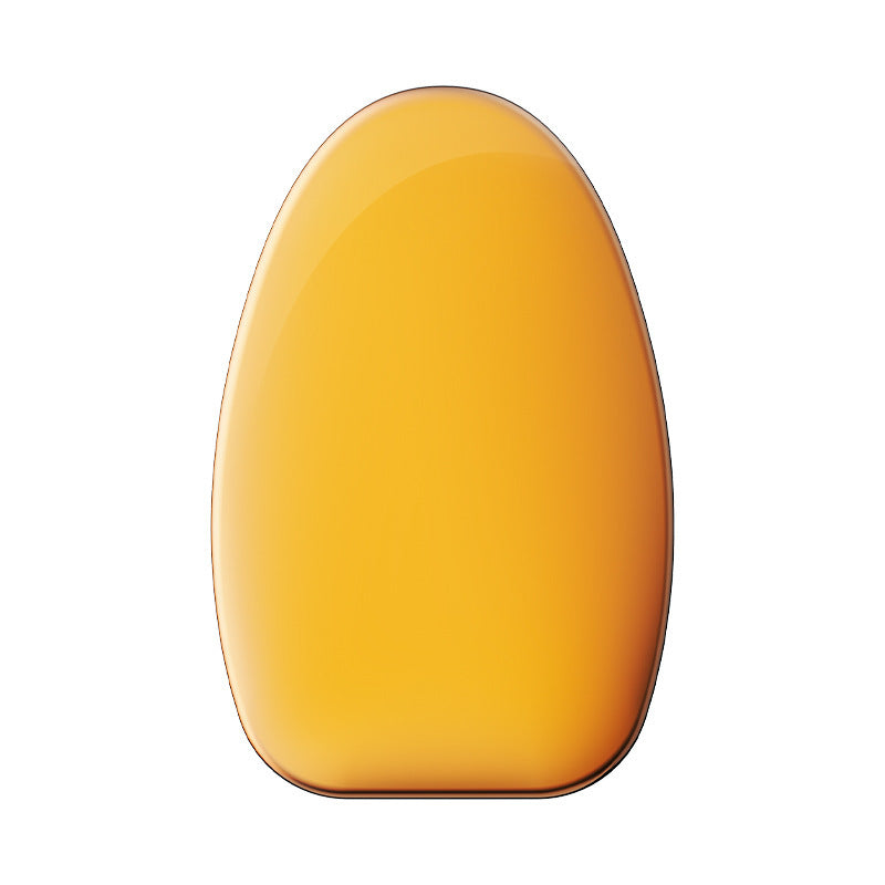 a yellow object with a black border