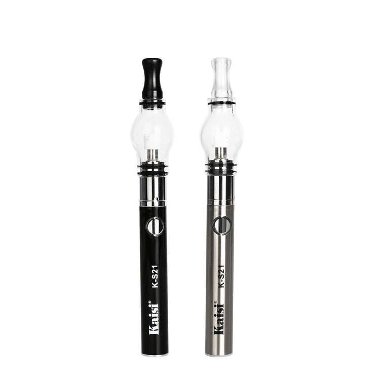 a close-up of two vaping devices