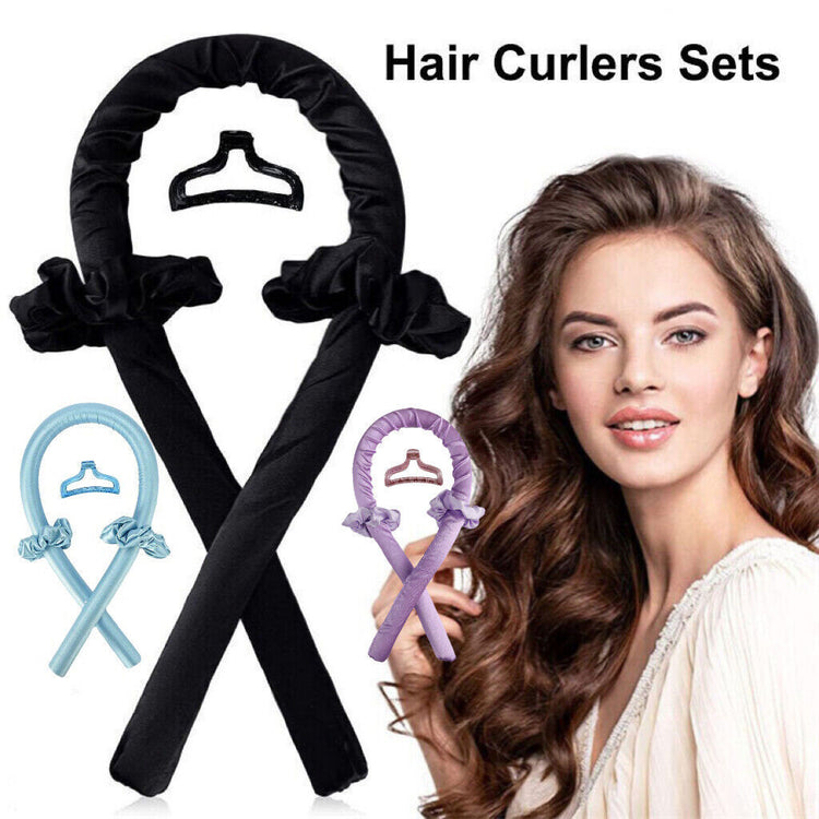a woman holding a hair curler