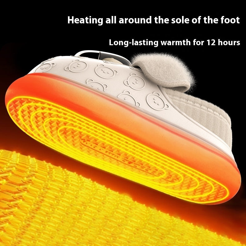 a shoe with a yellow sole