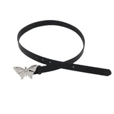 Women's Wide Belt with Butterfly Buckle