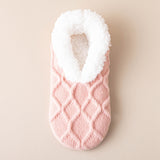 Unisex Plush Non-Slip Thermal Slipper Socks
