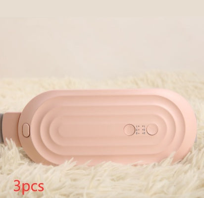a pink object on a white carpet