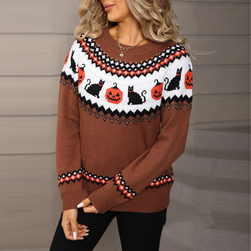 a woman in a sweater