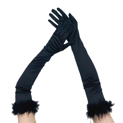Women's Fashionable Simple Solid Colour Gloves