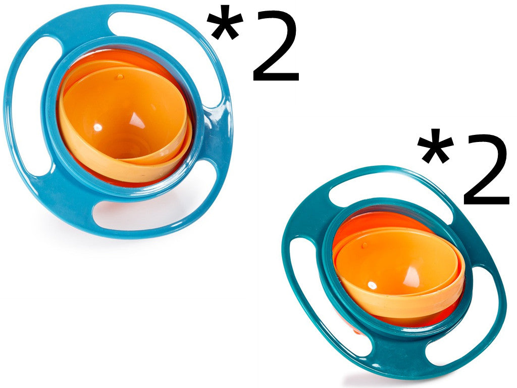 a blue and orange baby pacifier