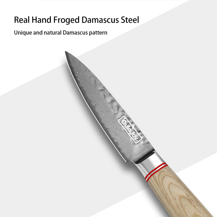 a knife with a wooden handle