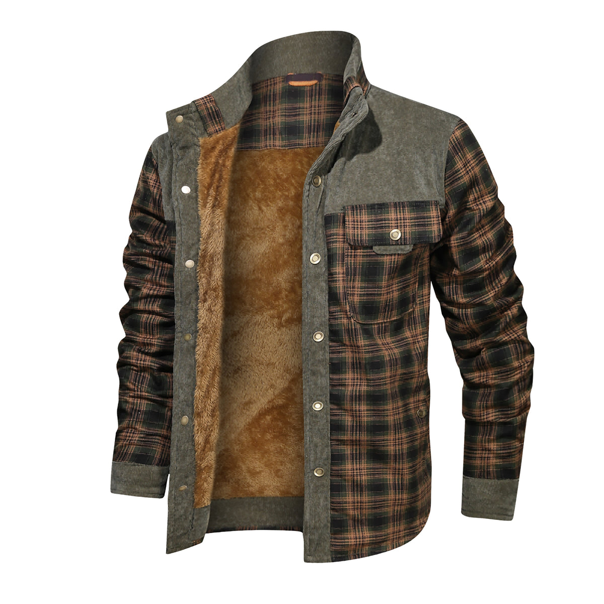 a jacket with a fur lining
