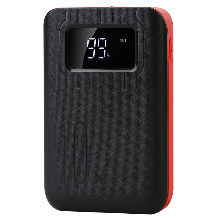 a black and red electronic device